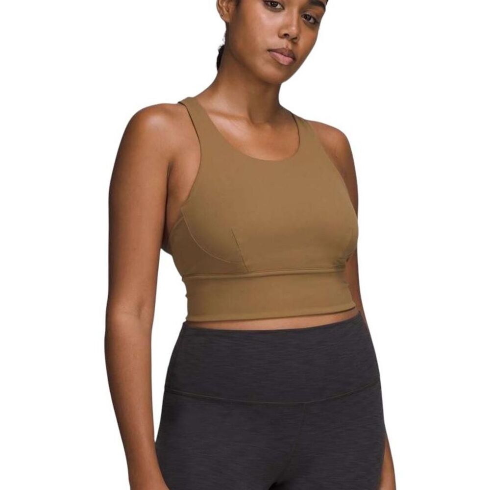 Lululemon Wunder Train Longline Bra *Medium Support, C/D Cup in Artifact